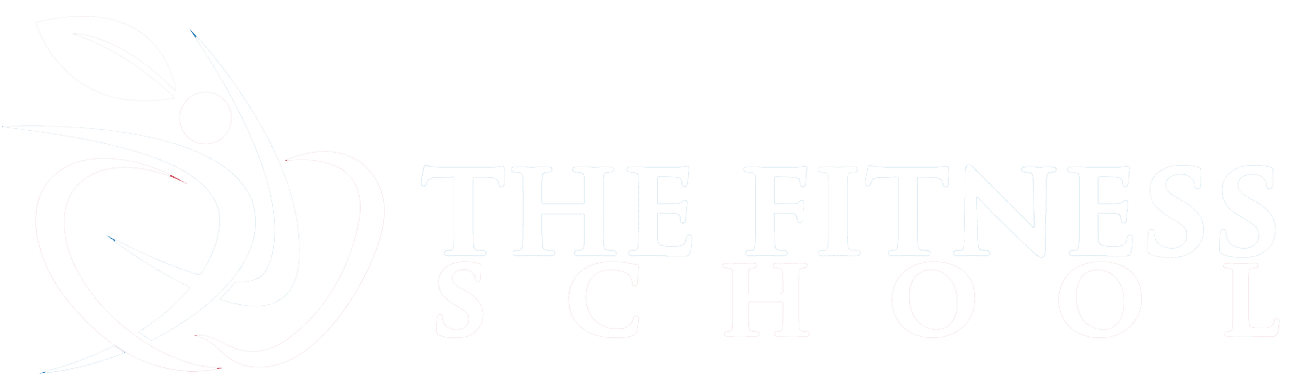 The Fitness School White Logo